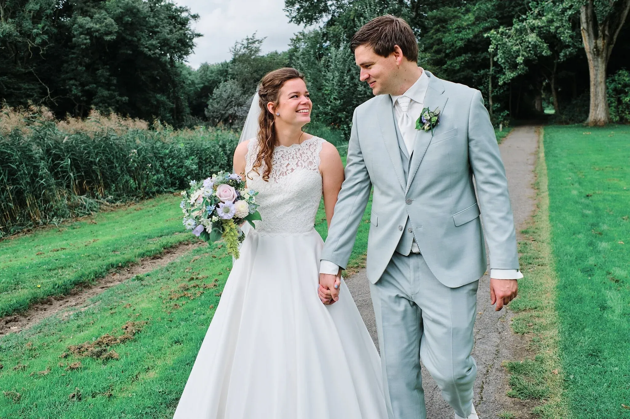 Lyn & Patrick op hun trouwdag