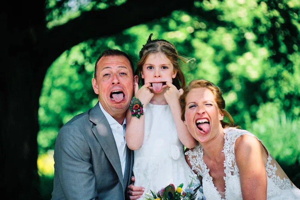Raymond & Jilka op hun trouwdag