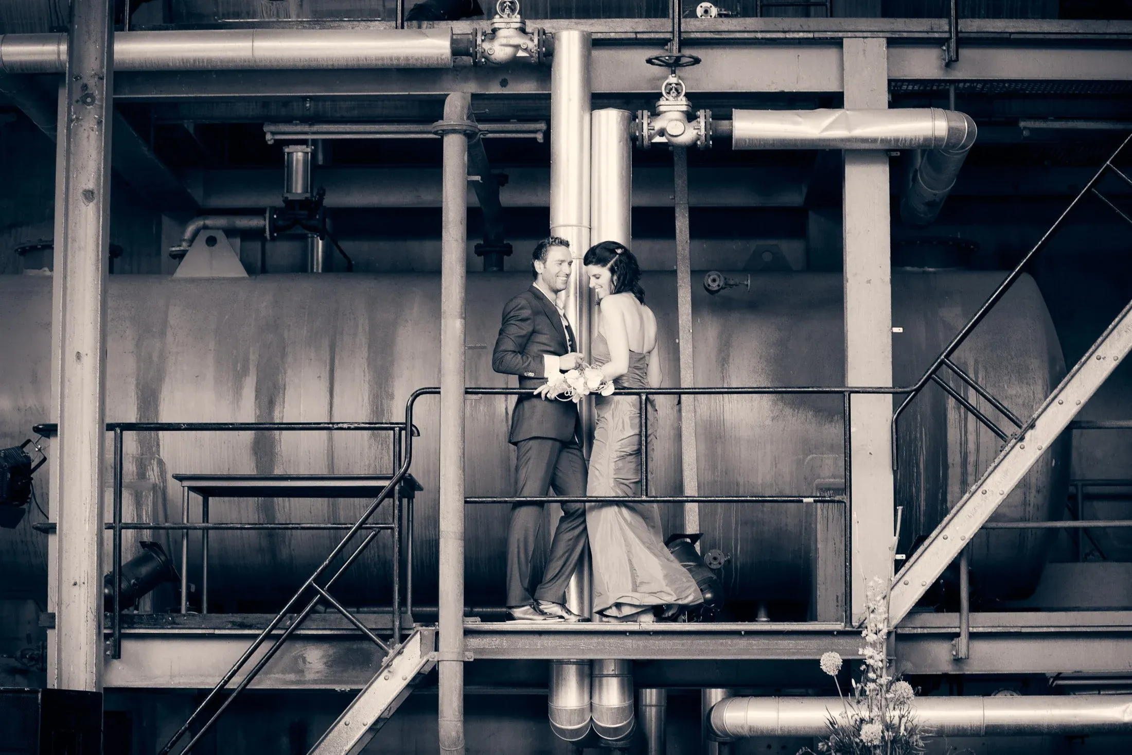 Lijm en Cultuur Delft bruidsfotografie industrieel