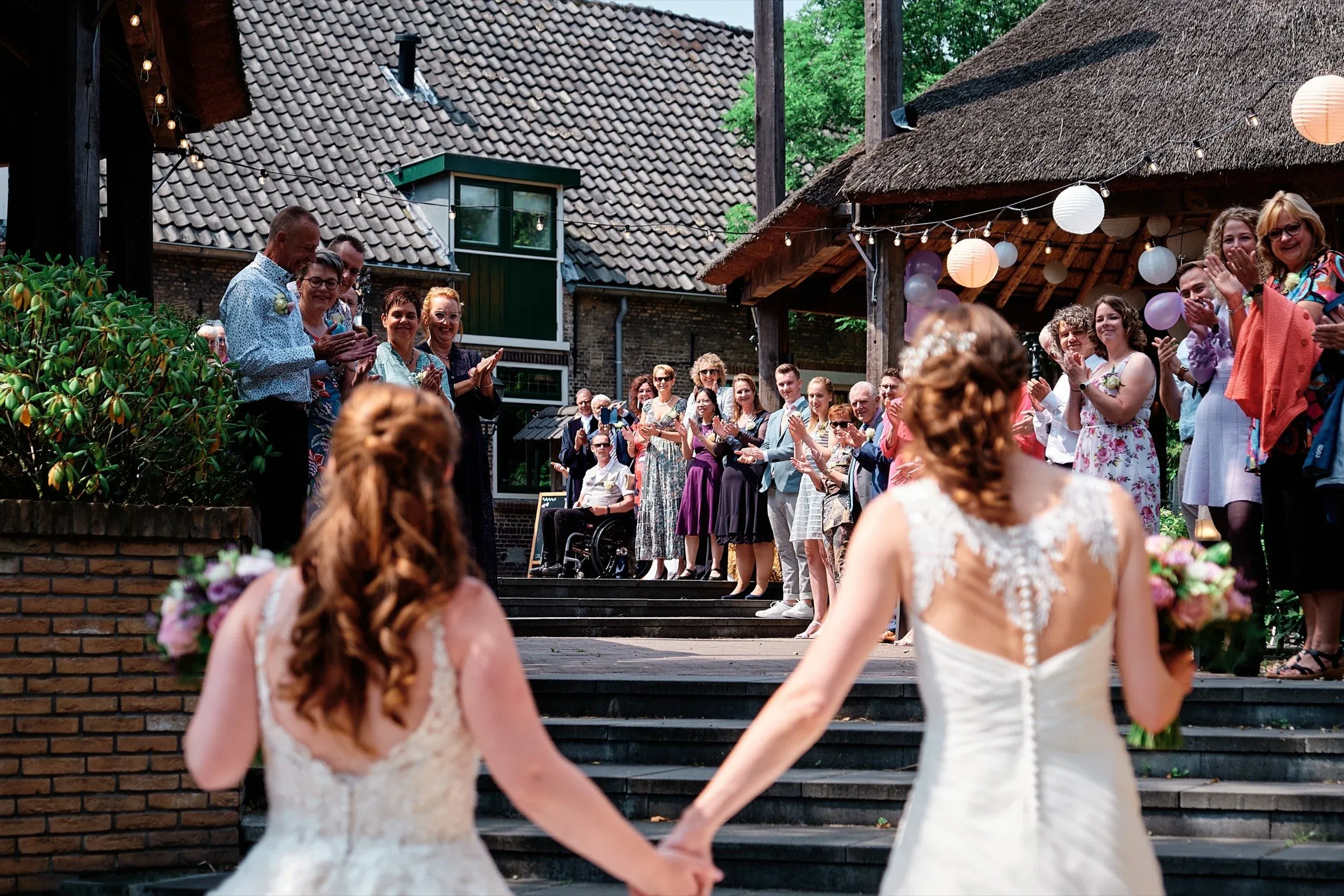 Bruidspaar bij ’t Wapen van Zoetermeer