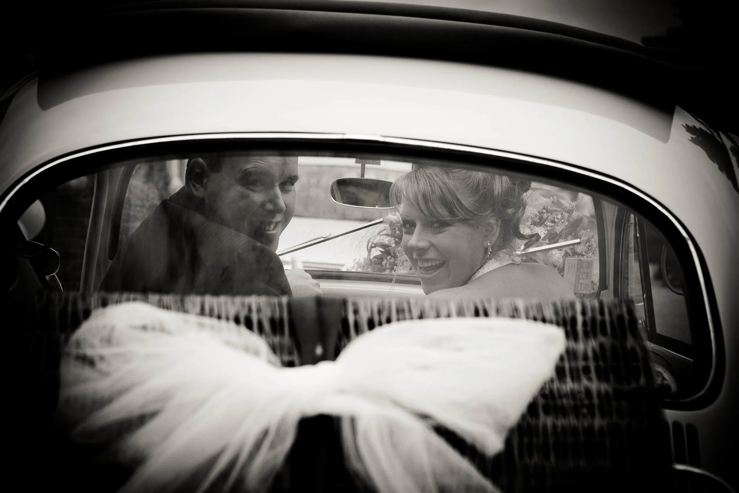 Yvonne en Robert-Jan op hun trouwdag