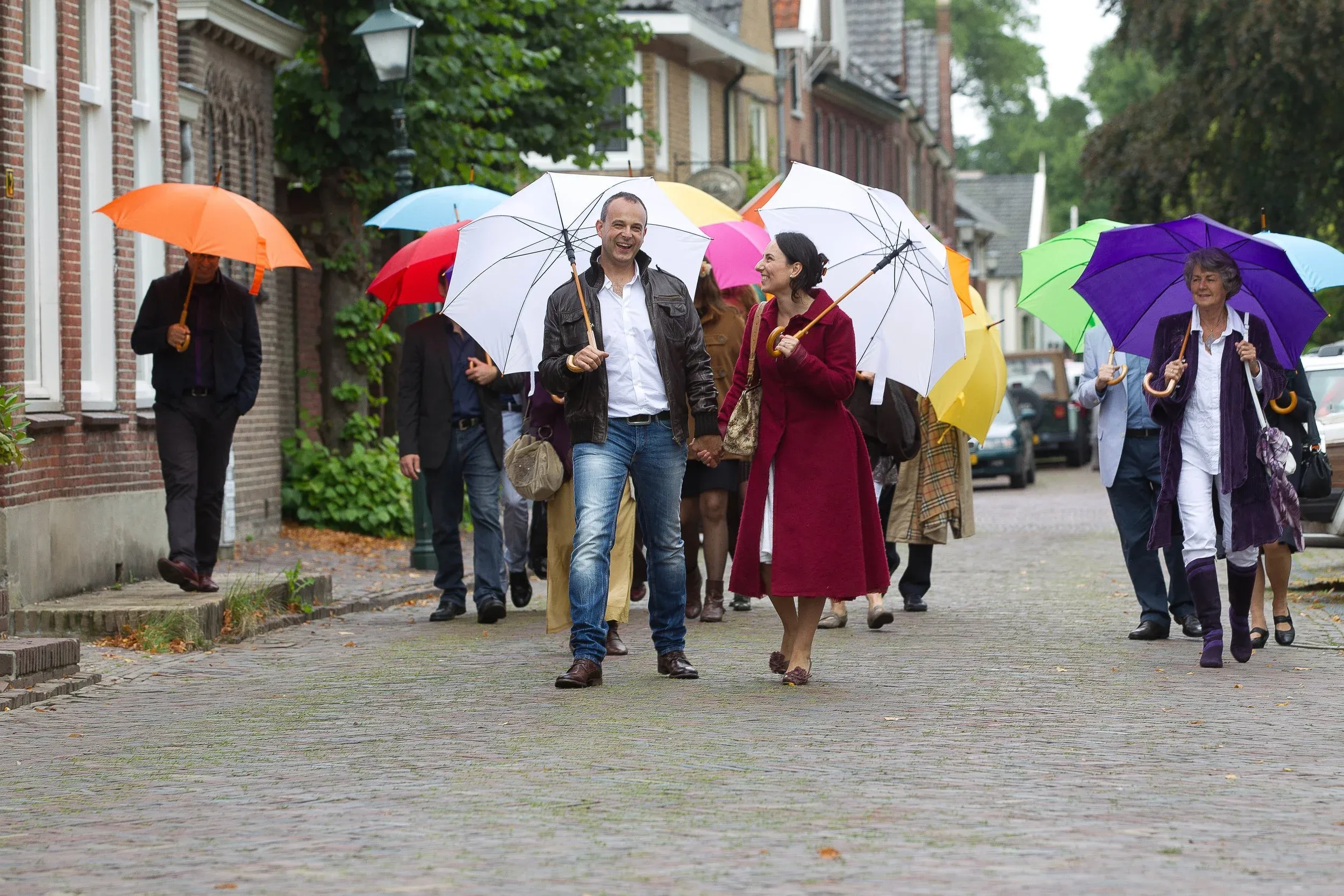 Eveline en Ko op hun trouwdag