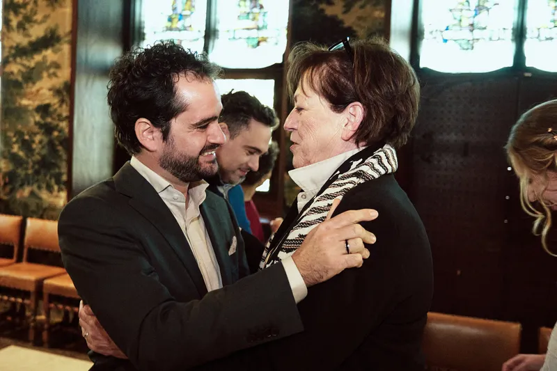 Raphaël wordt gefeliciteerd