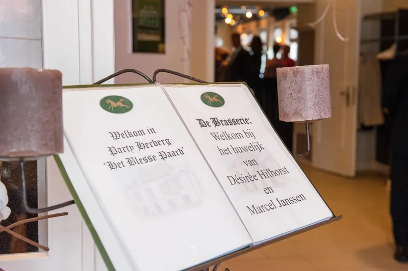 Het welkomstbord bij de ingang