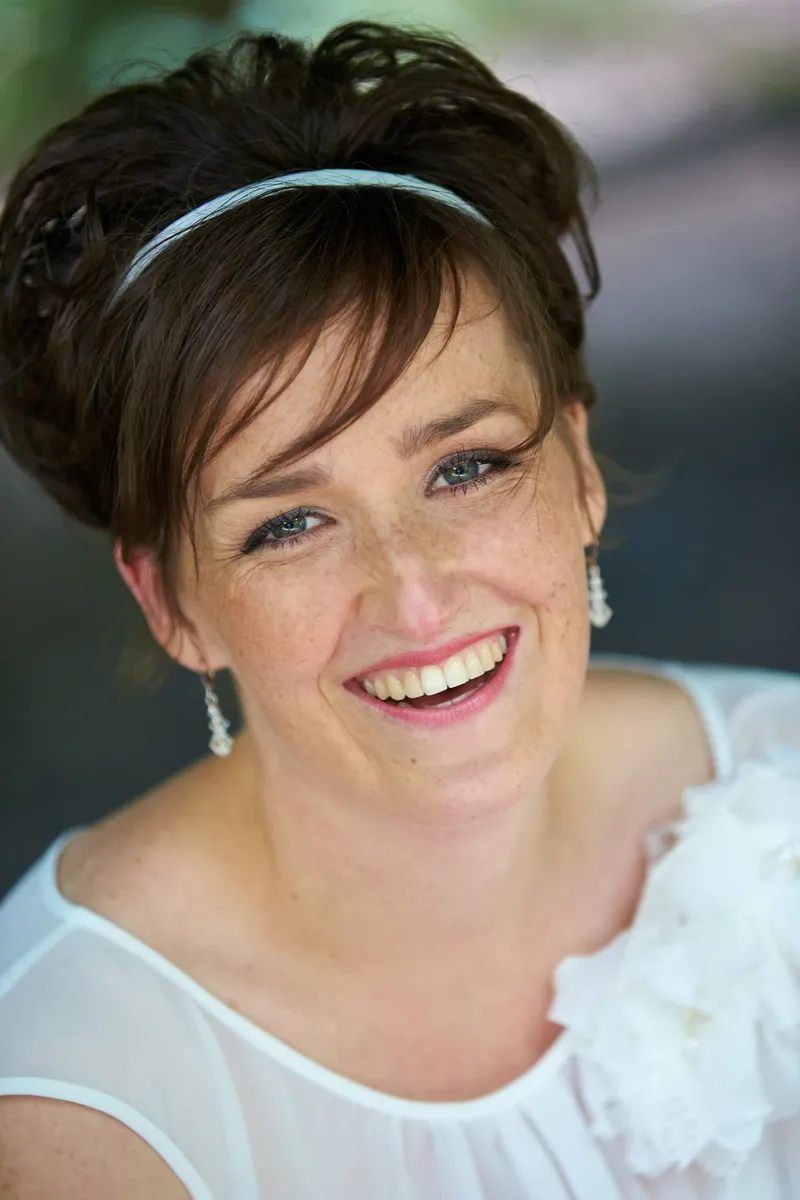 Portret van Marina, lachend