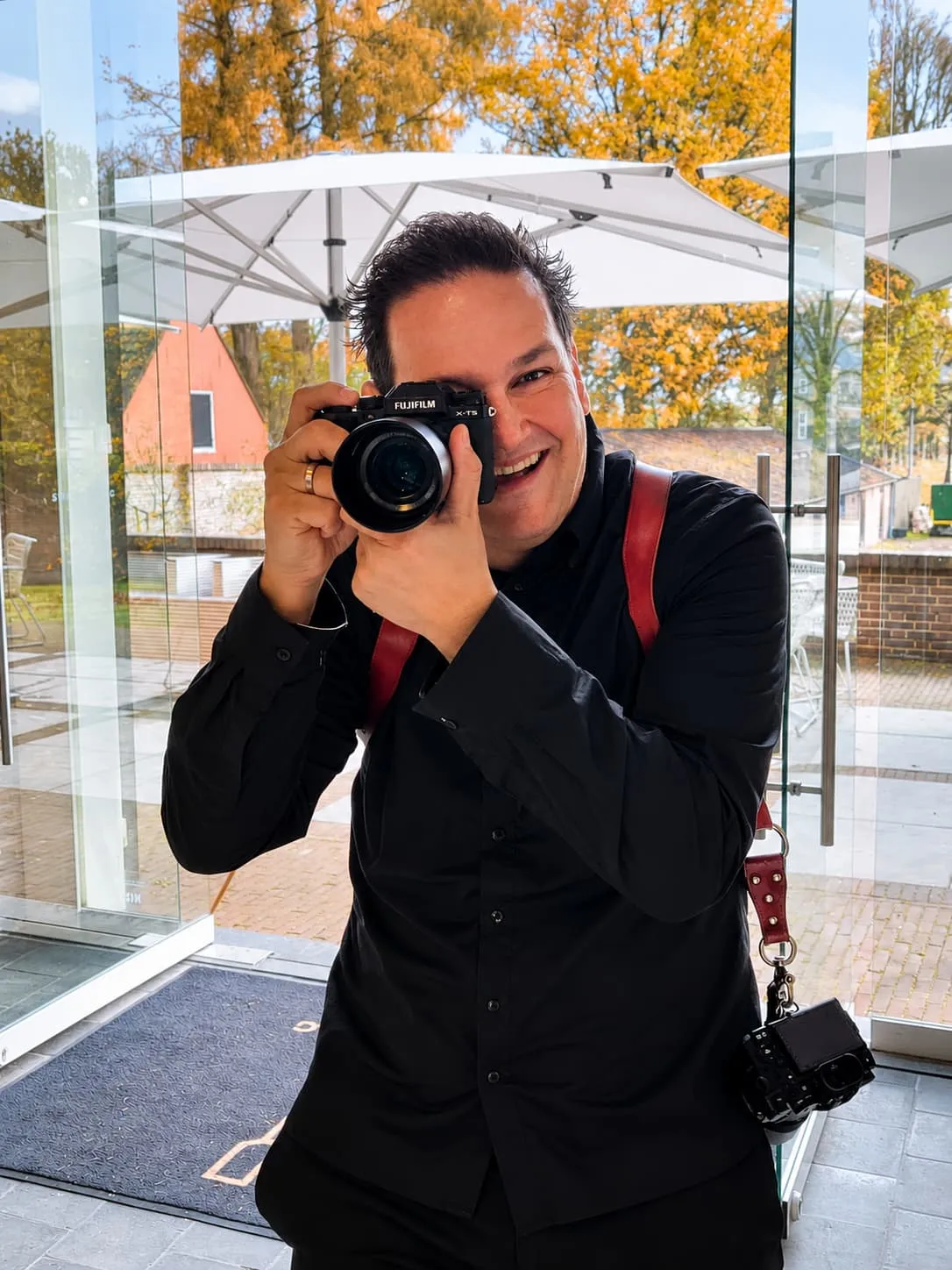 Stefan Segers met zijn camera