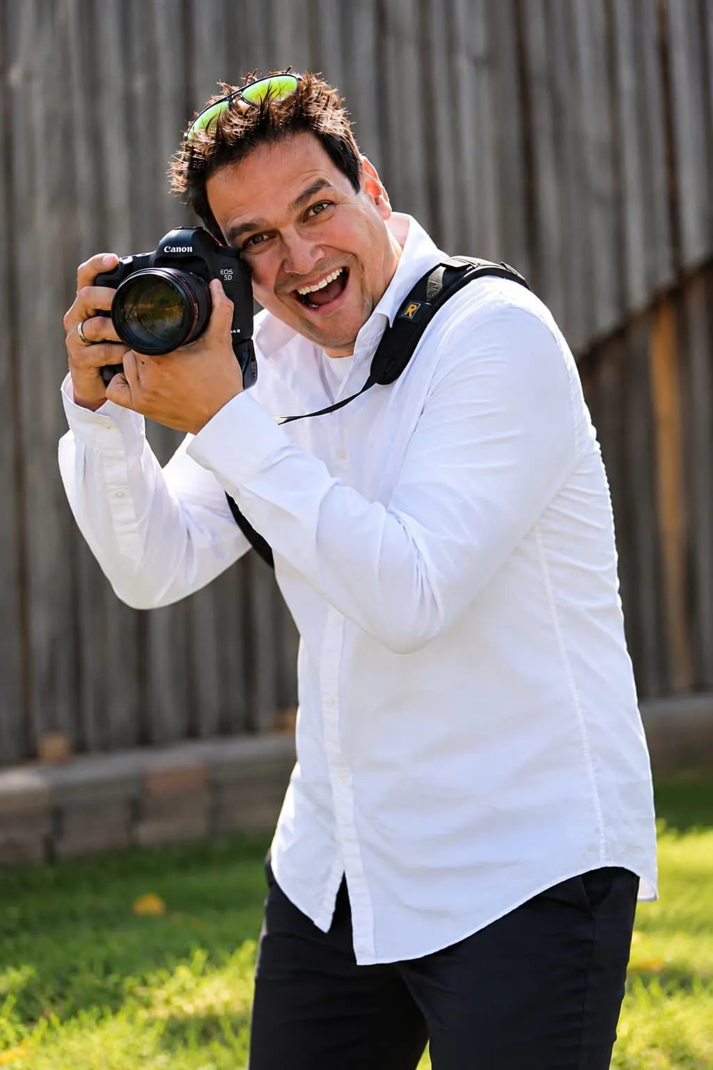 Stefan Segers met zijn camera
