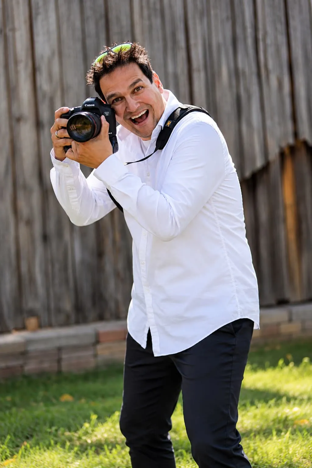 Stefan Segers met zijn camera