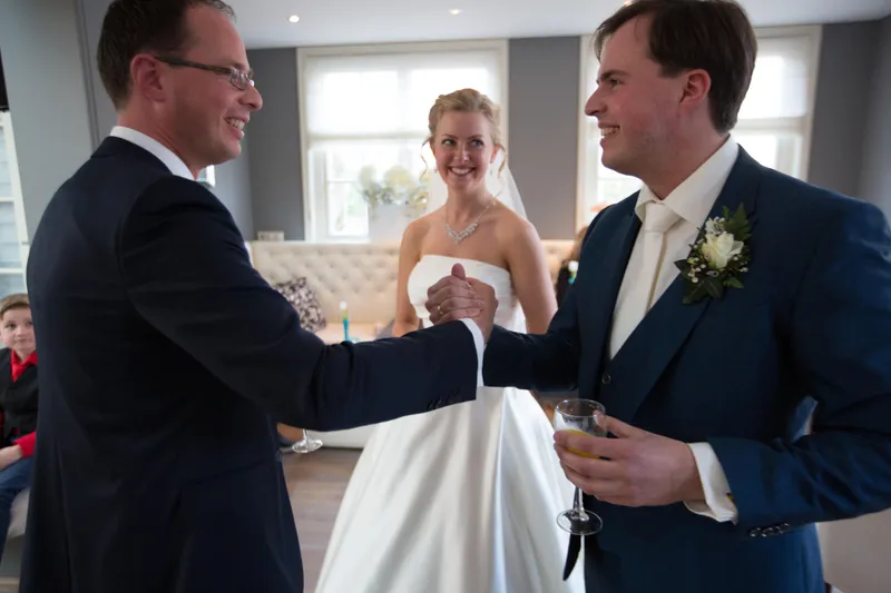 Benjamin wordt gefeliciteerd