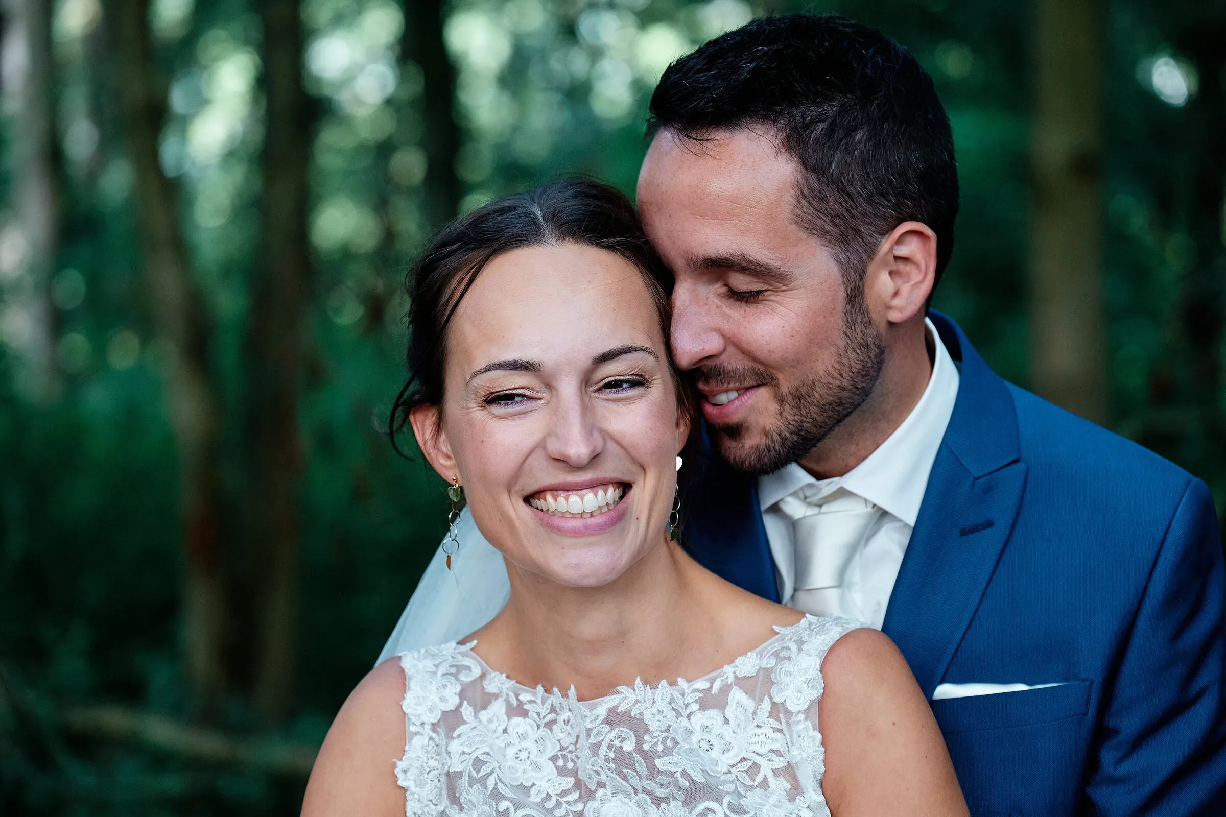 Tessa & Jeroen op hun trouwdag