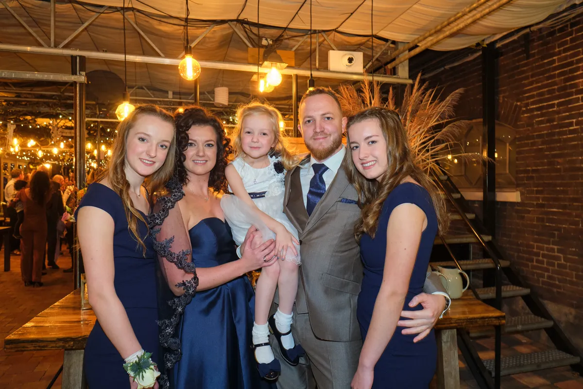 Maurice en Chantal met de kinderen