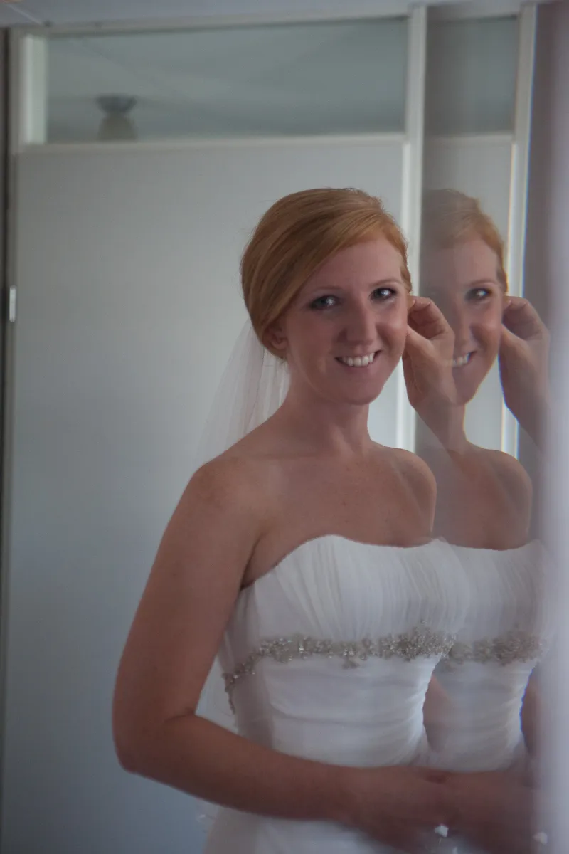 Jorike in haar jurk